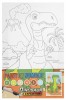 Tablou pictez pe numere - Dinozaur vesel PlayLearn Toys, Grafix