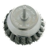 Perie Sarma Impletita Tip Cupa Cu Tija 75mm