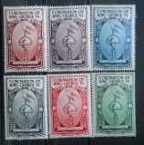 1937 SERIE VIGNETE MAREA BRITANIE INCORONARE GEORGE VI