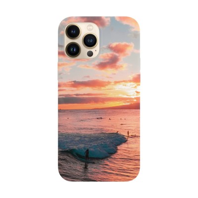 Husa compatibila cu Apple iPhone 14 model Surfing beach, Silicon, TPU, Viceversa foto