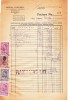 LIBRARIA P. C. GEORGESCU EDITURA &quot;CUGETAREA&quot; FACTURA CU TIMBRE FISCALE PERFORATE 1943, Istorie, Stampilat
