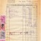 LIBRARIA P. C. GEORGESCU EDITURA &quot;CUGETAREA&quot; FACTURA CU TIMBRE FISCALE PERFORATE 1943