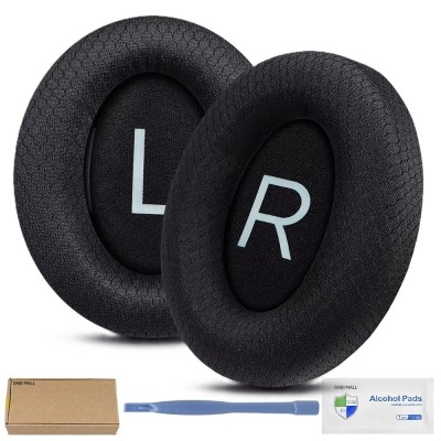 Set 2 bureti pentru casti Bose 700 / NC700 Wireless Noise cancelling Over-Ear, Negru , Plasa, Spuma cu memorie foto