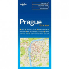 Lonely Planet Prague City Map |