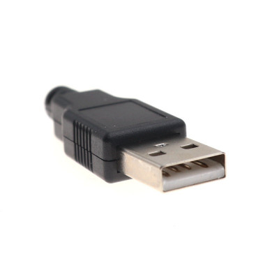 Conector USB-A Tata, 4 pini foto