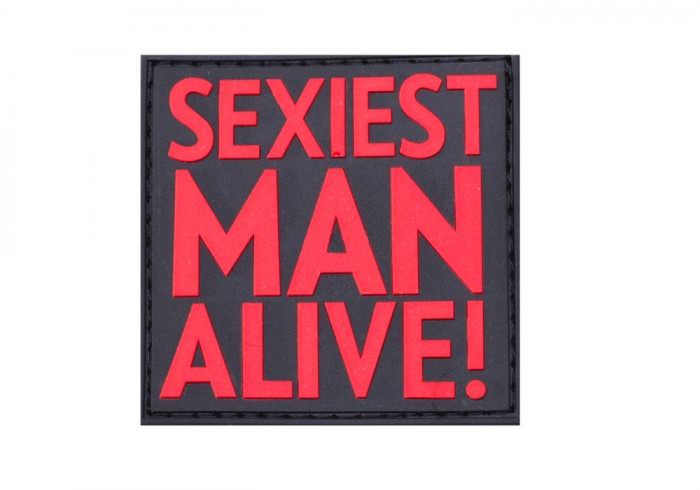Patch Sexiest Man Alive cauciuc JTG