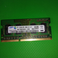 Memorie laptop DDR3 1Gb 1333Mhz PC3-10600S Samsung