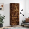 VidaXL Dulap &icirc;nalt, stejar fumuriu, 69,5x34x180, lemn compozit 3195864
