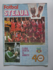 Revista Fotbal Steaua 40 ani din 1987 foto