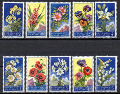 SAN MARINO 1957, FLORA, MNH foto