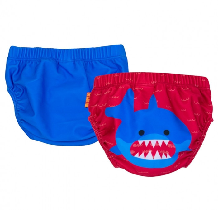 Set 2 chilotei de baie impermeabili, zoocchini, protectie upf50+, marime m, 12-24 luni &acirc;&euro;&ldquo; shark