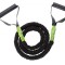 Extensor cu coarda elastica si manere, Pentru aerobic si recuperare, Protectie bumbac, 13 m
