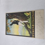 Carte postala rara - organizatia studentilor sasi din Transilvania COETUS MERCURII ( infiintata in 1900 , la Brasov ) cu blazon organizatie