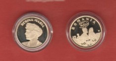 ROMANIA - 50 Bani 2019 - Regina Maria - PROOF in capsula