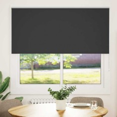 Gossi jaluza cu role opace negru 145x175 cm latime material 141,6 cm