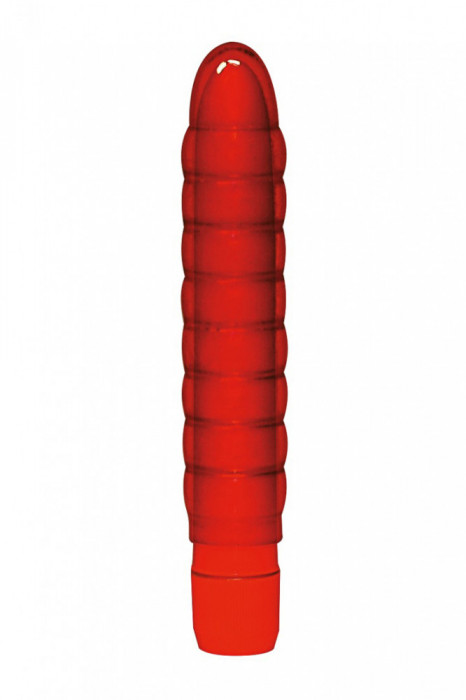 Vibrator Soft Wave, 18,5 cm, Rosu
