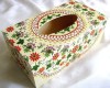 Cutie lemn pentru servetele hartie cu motive traditionale 28648, cutie servetele, maro