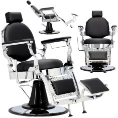 Scaun de frizerie hidraulic pentru salonul de frizerie barber shop Logan Barberking