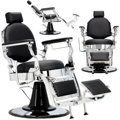 Scaun de frizerie hidraulic pentru salonul de frizerie barber shop Logan Barberking foto
