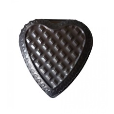 Tava de copt pentru placinta, Inima, 28 cm, 353COF