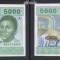 Statele Africii Centrale - Gabon, 2002, 5000 Franci