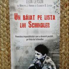 Un baiat pe lista lui Schindler - Leon Leyson