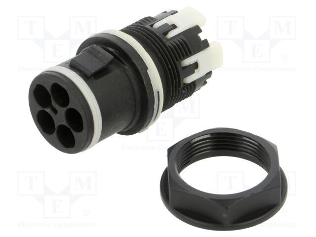 Conector alimentare AC clichet tată TH389 23mm 0,25-1,5mm2 TECHNO