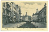 1663 - CLUJ, Market, Ferdinand Ave. Romania - old postcard - used - 1910