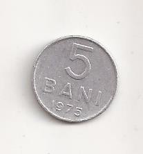 Moneda - Romania 5 bani 1975 , v12 foto