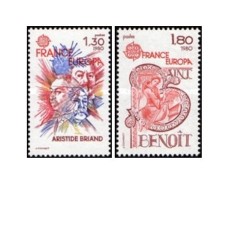 Franta 1980 - Europa, serie neuzata