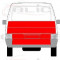 Capota portbagaj VW TRANSPORTER IV caroserie (70XA) (1990 - 2003) BLIC 6508-04-9558721P