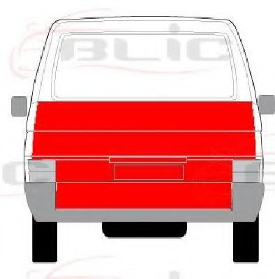Capota portbagaj VW TRANSPORTER IV bus (70XB, 70XC, 7DB, 7DW, 7DK) (1990 - 2003) BLIC 6508-04-9558721P