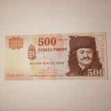 Bancnota 500 forinti 2007 necirculata