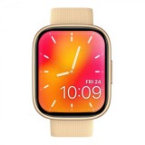 Smartwatch Fitness Wellness Zeblaze GTS 3 Plus, Gold, Display Amoled 2.15 HD, Apel telefonic Hi-Fi Bluetooth, Asistare vocala offline, Moduri sport 10