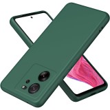 Husa de protectie, flippy, pentru xiaomi redmi 13t, liquid silicone, cu microfibra pe interior, protectie antisoc, compatibil incarcare wireless, verd