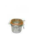Borcan transparent, 200 ml, inchidere rapida cu garnitura de cauciuc, Oem