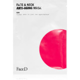 Face D Face &amp; Neck masca pentru celule &icirc;mpotriva &icirc;mbătr&acirc;nirii pielii 25 ml
