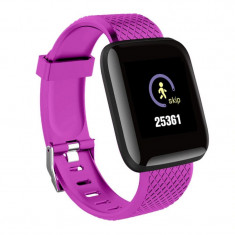 Ceas Smartwatch Techstar® D13 Mov, Ecran LCD 1.3inch, Bluetooth 4.0, Compatibil Android & iOS, Unisex, Rezistent la Apa