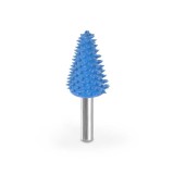 Biax sculptura lemn SABURR - Cap conic 19 mm tija 6 mm, Granulatie Saburr Mega ASPRA - Albastra