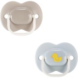 Suzeta ortodontica Tommee Tippee Anytime, 6-18 luni, Ratusca, 2 buc