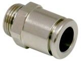 Racord push-in drept G3/8-AG alamă nichelată 12mm