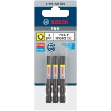 Bosch PRO Impact - Set capete de insurubare profil TORX 3 bucati