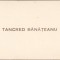 HST A1751 Carte vizită Tancred Bănățeanu director Muzeul Țăranului Rom&acirc;n