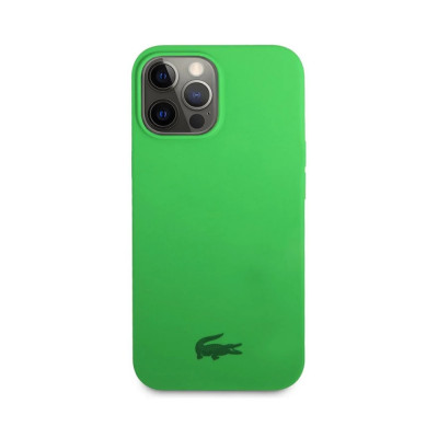 Husa Cover Lacoste Silicon Glossy Printing Logo iPhone 13 Pro Verde foto