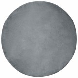 Cumpara ieftin Covor din Blana Faux de Iepure Antracit &Oslash; 120 cm Poliester