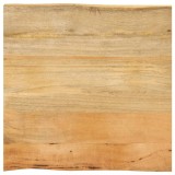 VidaXL Blat masă cu margini naturale, 40x40x2,5 cm, lemn masiv mango