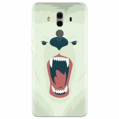 Husa silicon pentru Huawei Mate 10, Fierce Polar Bear Winter foto