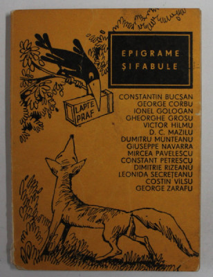 EPIGRAME SI FABULE de CONSTANTIN BUCSAN ...GEORGE ZARAFU , 1977 foto