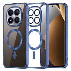 Husa premium pentru Xiaomi Redmi Note 15 Pro+ 5G Asteroid GSM Luxury Crystal MagSafe, albastru