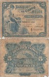 1947 (10 IV), 5 francs (P-13 Ad) - Congo Belgian